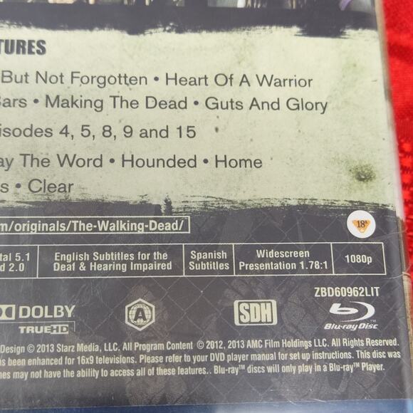 Walking Dead Season 3 Blu ray DVD Combo NEW Sealed - Picture 9 of 11